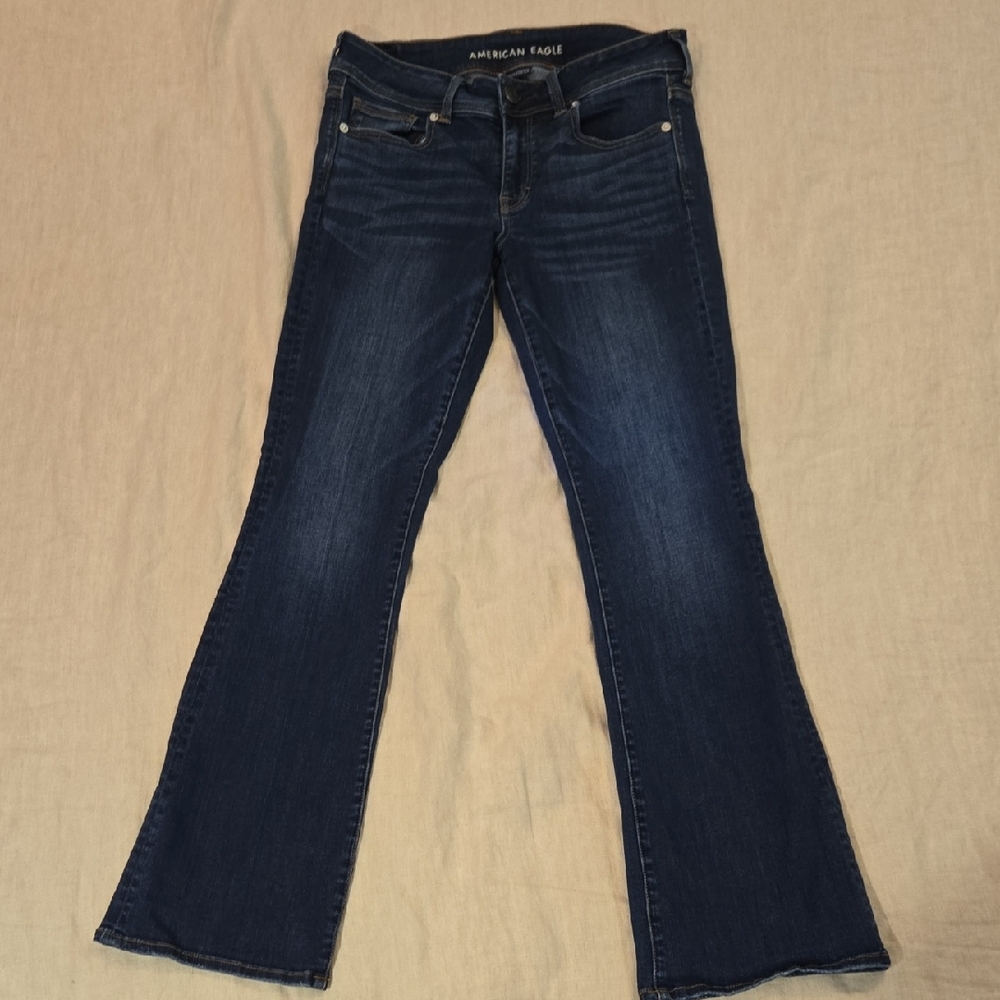 American Eagle Outfitters Dark Blue Flare Jeans